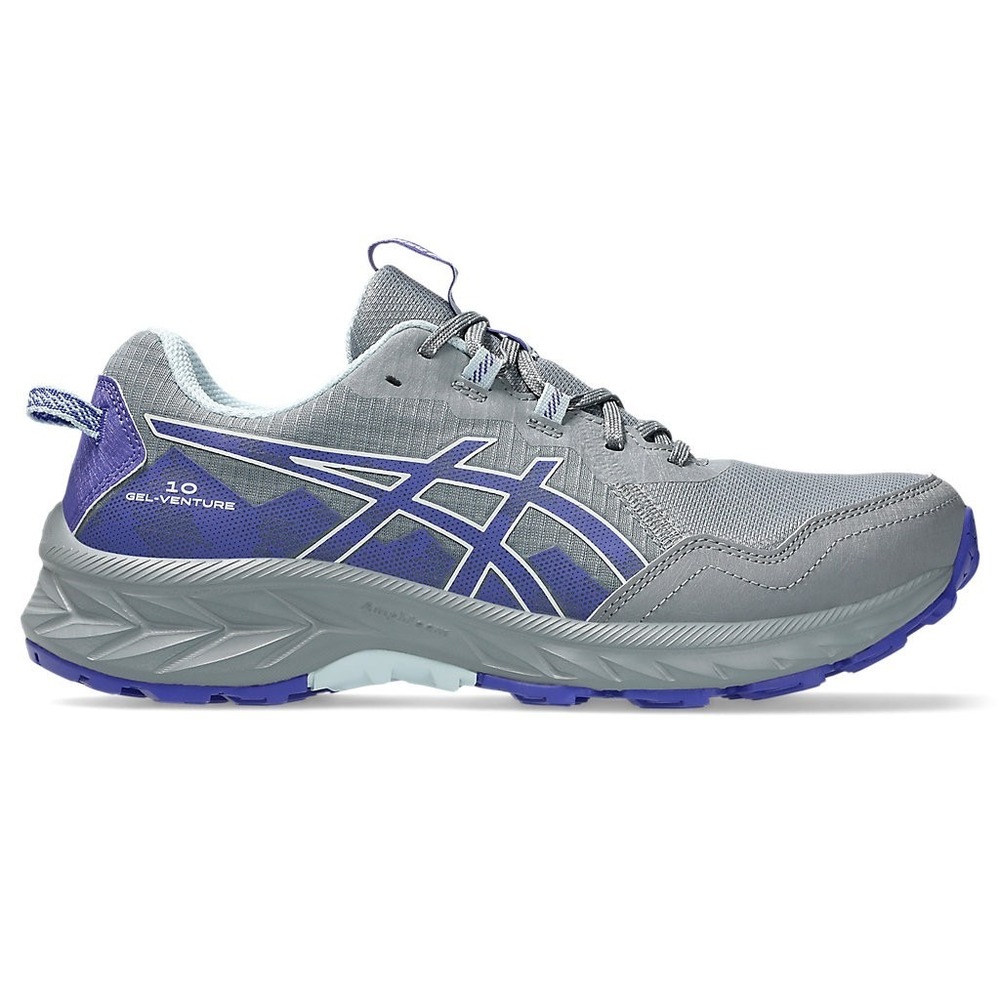 Womens Size 11- AsIcs Gel-Venture 10 Gravel/Blue Violet Trail Running Shoes NEW